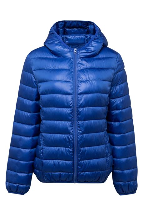 Blauwe Puffer jackets online kopen .